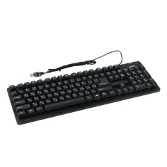 Клавиатура проводная SVEN Standard 301, USB, 104 клавиши, чёрная, SV-03100301UB фото