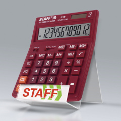 Подставка для калькуляторов STAFF рекламная 90 мм, 504881 фото