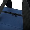 Сумка спортивная HEIKKI BASE (ХЕЙКИ), карман на молнии, черная/темно-синяя, 30x44x17 см, 272622