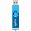 Флеш-диск 16 GB SMARTBUY Twist USB 2.0, синий, SB016GB2TWB