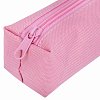 Пенал-тубус ПИФАГОР на молнии, ткань, пастельно-розовый, 22х5 см, 272260