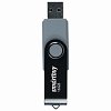 Флеш-диск 16GB SMARTBUY Twist USB 2.0, черный, SB016GB2TWK