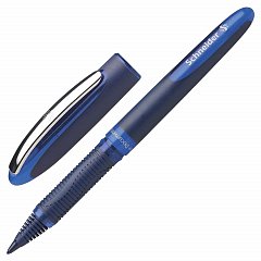 Ручка-роллер SCHNEIDER "One Business", СИНЯЯ, корпус темно-синий, узел 0,8 мм, линия письма 0,6 мм, 183003 фото