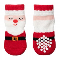 Носки для собак "Дед Мороз", размер S, серия NEW YEAR, Triol фото