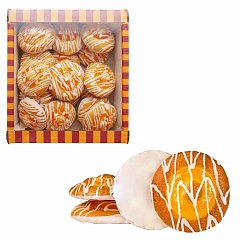 Печенье бисквитное СЕМЕЙКА ОЗБИ, с апельсином в белой глазури, 400 г, картонная коробка, ш/к 44395, 1279 фото