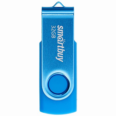Флеш-диск 32 GB SMARTBUY Twist USB 2.0, синий, SB032GB2TWB фото