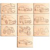 Доски деревянные для выжигания Транспорт, 5 шт., 10 рисунков, 15*21см, BRAUBERG HOBBY, 665307