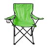 Кресло складное туристическое садовое с подстаканником в чехле, зеленое, DASWERK, 680048