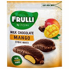 Конфеты шоколадные O'ZERA "Frulli" с суфле Манго, 125 г, пакет, ш/к 14114, КРН217 фото