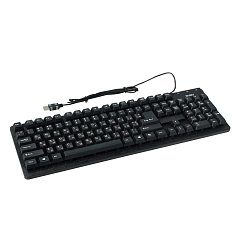 Клавиатура проводная SVEN Standard 301, USB, 104 клавиши, чёрная, SV-03100301UB фото