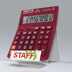 Подставка для калькуляторов STAFF рекламная 90 мм, 504881 фото