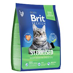 Brit Premium сухой корм для стерилизованных кошек с курицей 2 кг фото