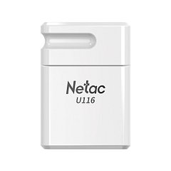 Флеш-диск 16 GB NETAC U116, USB 2.0, белый, NT03U116N-016G-20WH фото