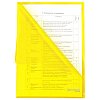 Папка-уголок А4 желтая 0,10мм, BRAUBERG EXTRA, 27хххх, 271700