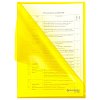 Папка-уголок жесткая А4 желтая 0,15мм, BRAUBERG EXTRA, 27хххх, 271705
