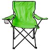 Кресло складное туристическое садовое с подстаканником в чехле, зеленое, DASWERK, 680048