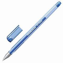 Ручка гелевая ERICH KRAUSE "G-Tone", СИНЯЯ, корпус тонированный синий, узел 0,5 мм, линия письма 0,4 мм, 17809 фото