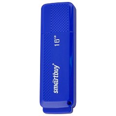 Флеш-диск 16 GB, SMARTBUY Dock, USB 2.0, синий, SB16GBDK-B фото