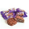 Конфеты шоколадные АККОНД "Трио" с печеньем, карамелью и вкусом пломбира 500 г, 102181205360001