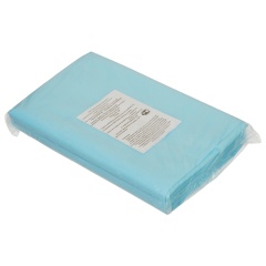 Комплект постельного белья одноразовый КХ-20 ГЕКСА нестерильный, 3 предмета, 42 г/м2, голубой фото