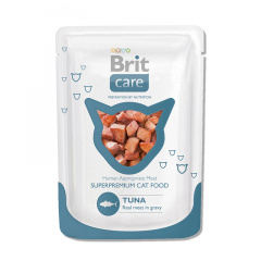 Суперпремиальный влажный корм для кошек BRIT Care Cat Тунец фото