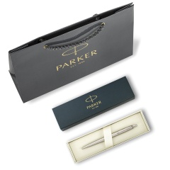 Ручка шариковая PARKER "Jotter Core Stainless Steel CT", пакет, 880892 фото