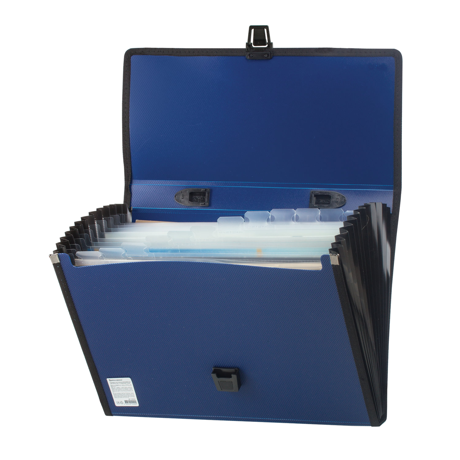 BRAUBERG портфель пластиковый дипломат а4, 13 отделений, 330 х 240 х 25 мм