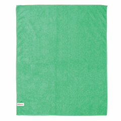 Тряпка для мытья пола из микрофибры, СУПЕР ПЛОТНАЯ, 70х80 см, зелёная, LAIMA, 603931 фото