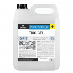 Средство моющее 5 л, PRO-BRITE TRIO-GEL, с отбеливающим эффектом, концентрат, 067-5 фото