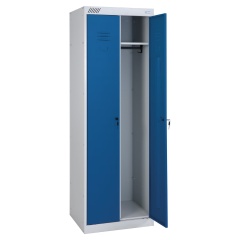 Шкаф металлический для одежды ШРК-22-800, двухсекционный, 1850х800х500 мм, 34 кг, разборный фото
