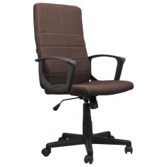 Кресло офисное BRABIX "Focus EX-518", ткань, коричневое, 531577 фото