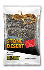 Грунт пустынный с глиной Exo Terra Bahariya Black Stone Desert черный 10 кг PT3148 фото