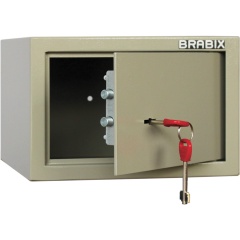 Сейф мебельный BRABIX "D-18m", 180х270х236 мм, 5 кг, ключевой замок, крепление к стене, 291161 фото