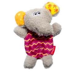 Игрушка для собак Слон со сменными пищалками 13см, серия PLUSH FRIENDZ фото