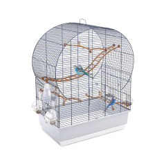 Клетка для птиц ANDORRA, синий, 61х38х76см фото
