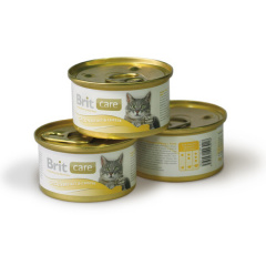 Консервы суперпремиум класса для кошек BRIT Care Куриная грудка и сыр фото