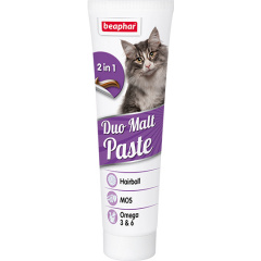 Beaphar Паста «Duo Malt Pastе» для выведения шерсти из желудка для кошек. 100г фото