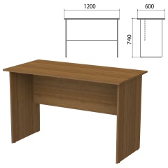 Стол письменный "Бюджет", 1200х600х740 мм, орех французский, 402660-190 фото