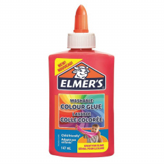 Клей для слаймов канцелярский цветной (непрозрачный) ELMERS Opaque Glue, 147 мл, розовый, 2109491 фото