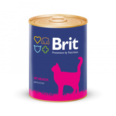 Консервы премиум класса Brit Premium Ягненок для котят фото