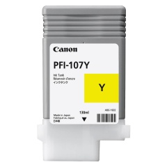 Картридж струйный CANON (PFI-107Y) iPF680/685/780/785, желтый, оригинальный, 130 мл, 6708B001 фото