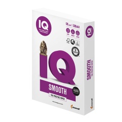 Бумага IQ SMOOTH, А4, 90 г/м2, 500 л., класс "А+", Австрия, белизна 170% (CIE) фото
