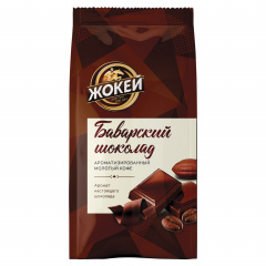 Кофе молотый ЖОКЕЙ "Баварский шоколад", натуральный, 150 г, вакуумная упаковка, 0511-20 фото