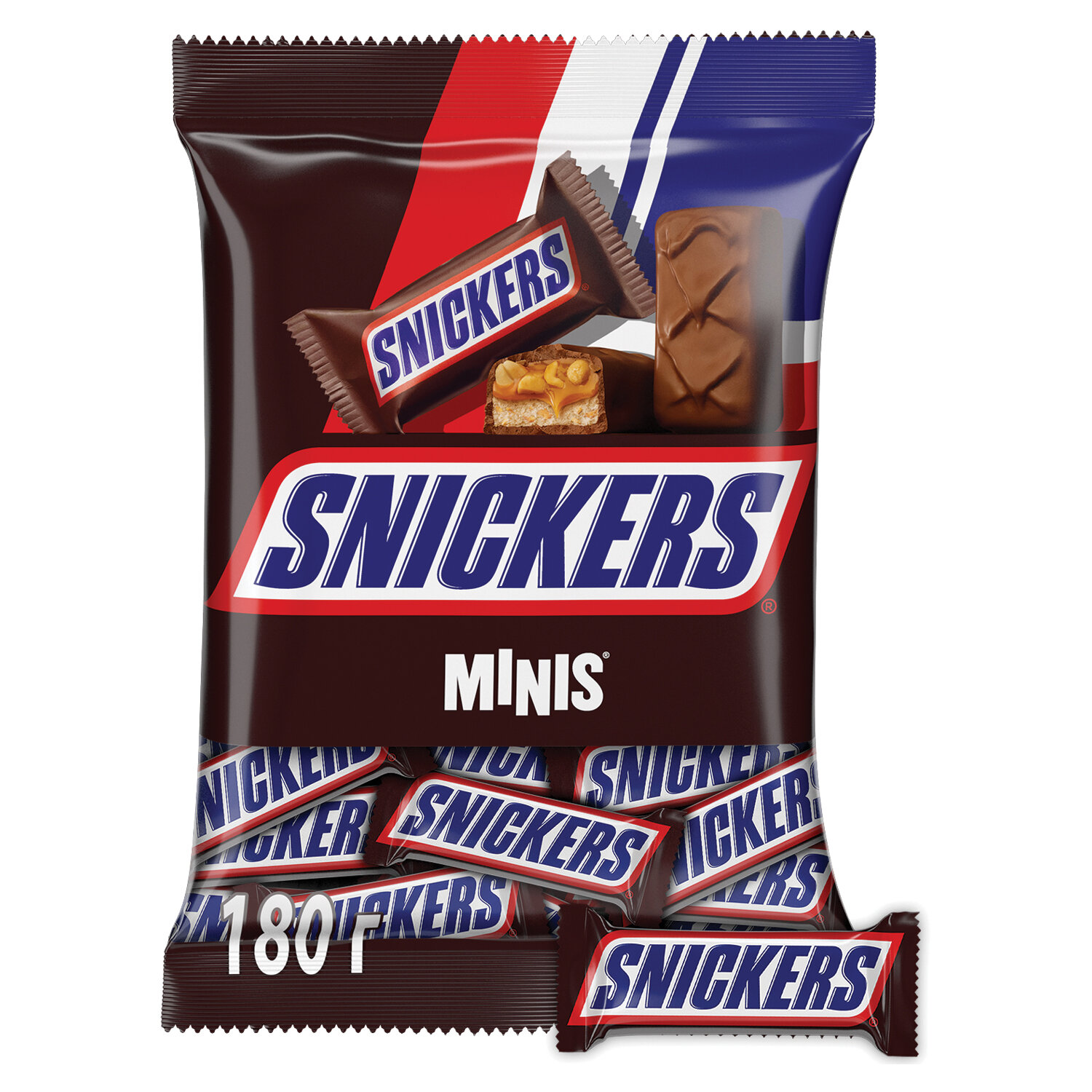 Шоколадные конфеты snickers Minis