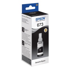 Чернила EPSON 673 (T6731) для СНПЧ Epson L800/L805/L810/L850/L1800, черные, ОРИГИНАЛЬНЫЕ, C13T67314A фото