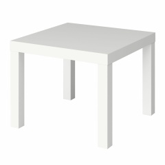 Стол журнальный "Лайк" аналог IKEA (550х550х440 мм), белый фото