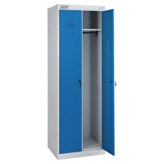 Шкаф металлический для одежды ШРК-22-600, двухсекционный, 1850х600х500 мм, 30 кг, разборный фото