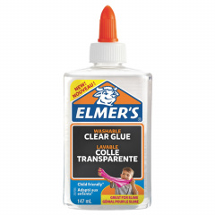 Клей для слаймов канцелярский ELMERS "Clear Glue", 147 мл (1 слайм), 2077929 фото