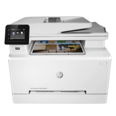 МФУ лазерное ЦВЕТНОЕ HP Color LaserJet Pro M283fdn "4 в 1", 21 стр./мин., 40000 стр./месяц, ДУПЛЕКС, сетевая карта, 7KW74A фото