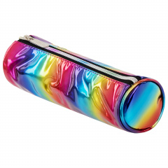 Пенал-косметичка ЮНЛАНДИЯ на молнии, мягкий, "Rainbow", 22х8 см, 270052 фото